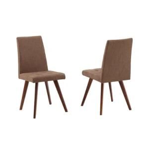 Upholstered Dining Chair Hotel Home Solid Wood Furniture