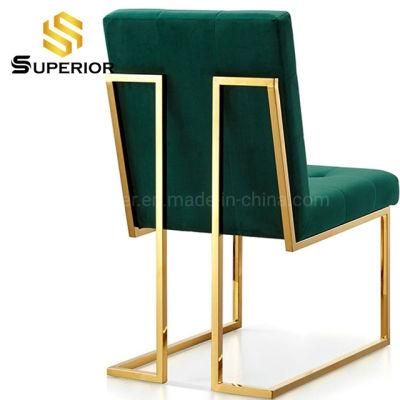 Factory Wholesale Event Wedding Living Room Lounge Dining Chair Golden