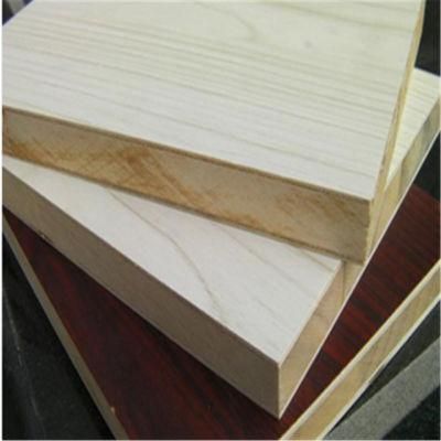 Decoration Use Melamine Paper Faced Wood Block Board Blockboard