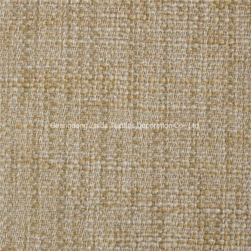 Two-Tone Polyester Texture Yard Dyed Upholstery Sofa Covering Fabric