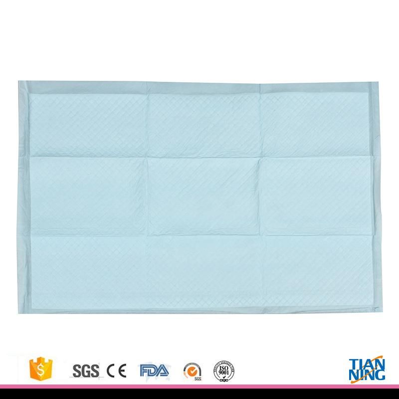 Disposable Underpads PE Film Incontinence Patients Hospital Bed Pad Factory OEM ODM Cheap Personal Care Underpad Hygiene Nursing Urine Pad