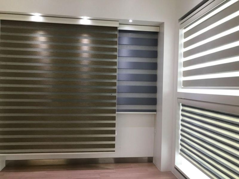 Tripe Light Adjust Shades Shangri-La Windows Blinds