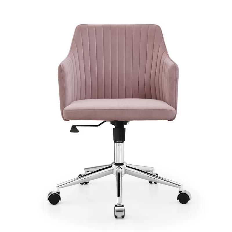 Adjustable Velet Swivel Commercial Leisure Bar Chair for Office Home Hotel