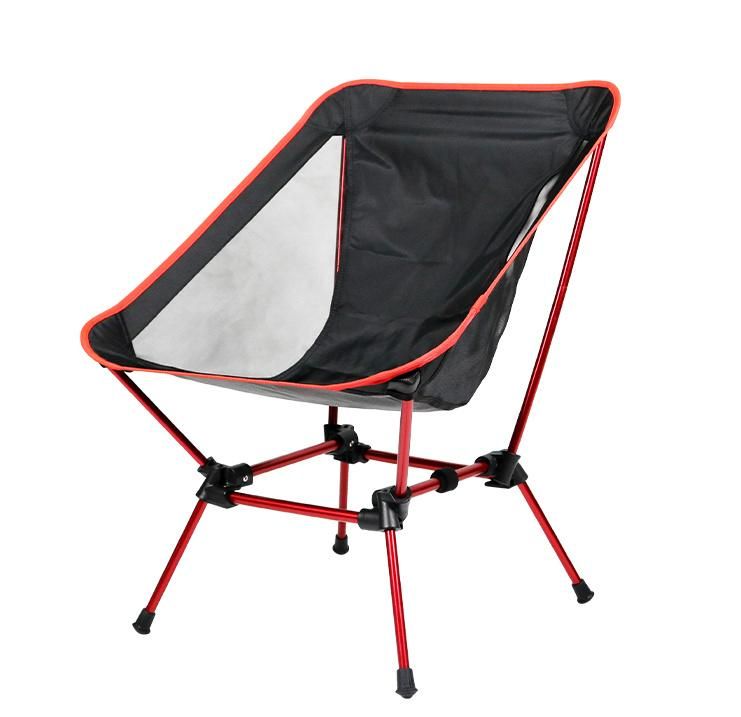 Outdoor Folding Aluminium Moon Beach Camping Chair for Fishing