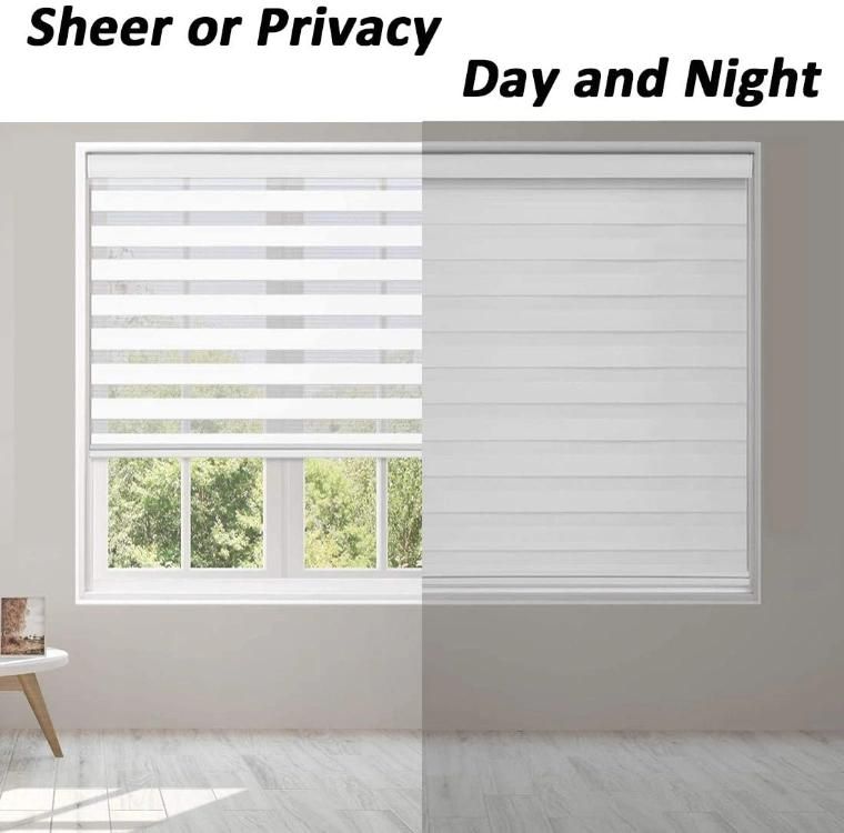 Venetian Curtain Blackout Blinds 100% Polyester Home Window Zebra Roller Blind Fabric