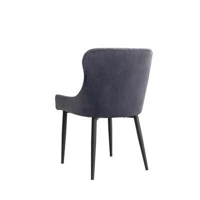 New Design Senfan Green Velvet Metal Leg Modern Cn Stable High Quality Luxury Comfortable Popular Dining Chair