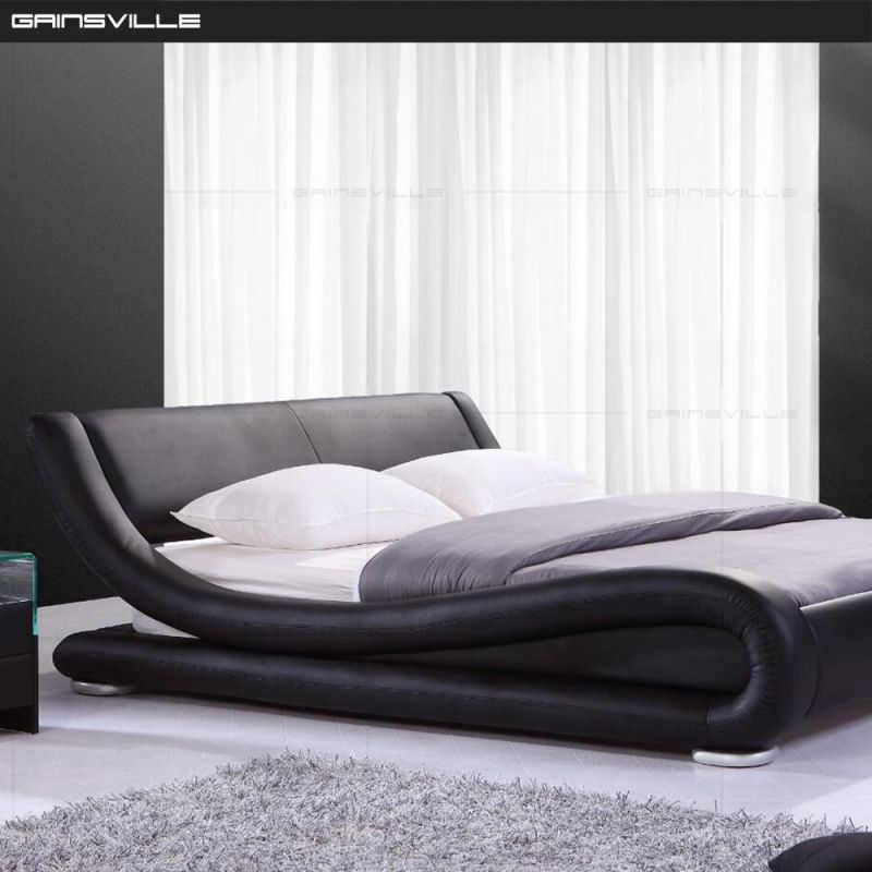 Modern European Furniture Bedroom Furniture Set King Bed Leather Bed Wall Bed Gc1606