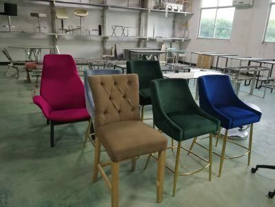 Moulded Seat Dining Chair Stainless Steel Side Chair Restaurant Chair