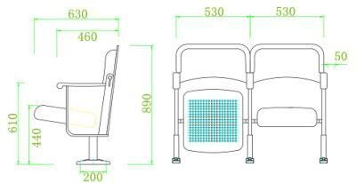 Juyi Jy 600 Indoor Factory Direct Sell High Quality Auditorium Chair