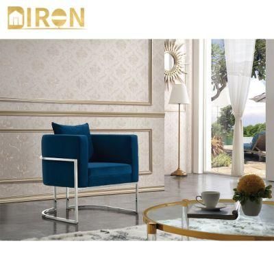 Modern Home Living Room Luxury Nordic Style Restaurant Dining Furniture Customized Design Fabric Chair