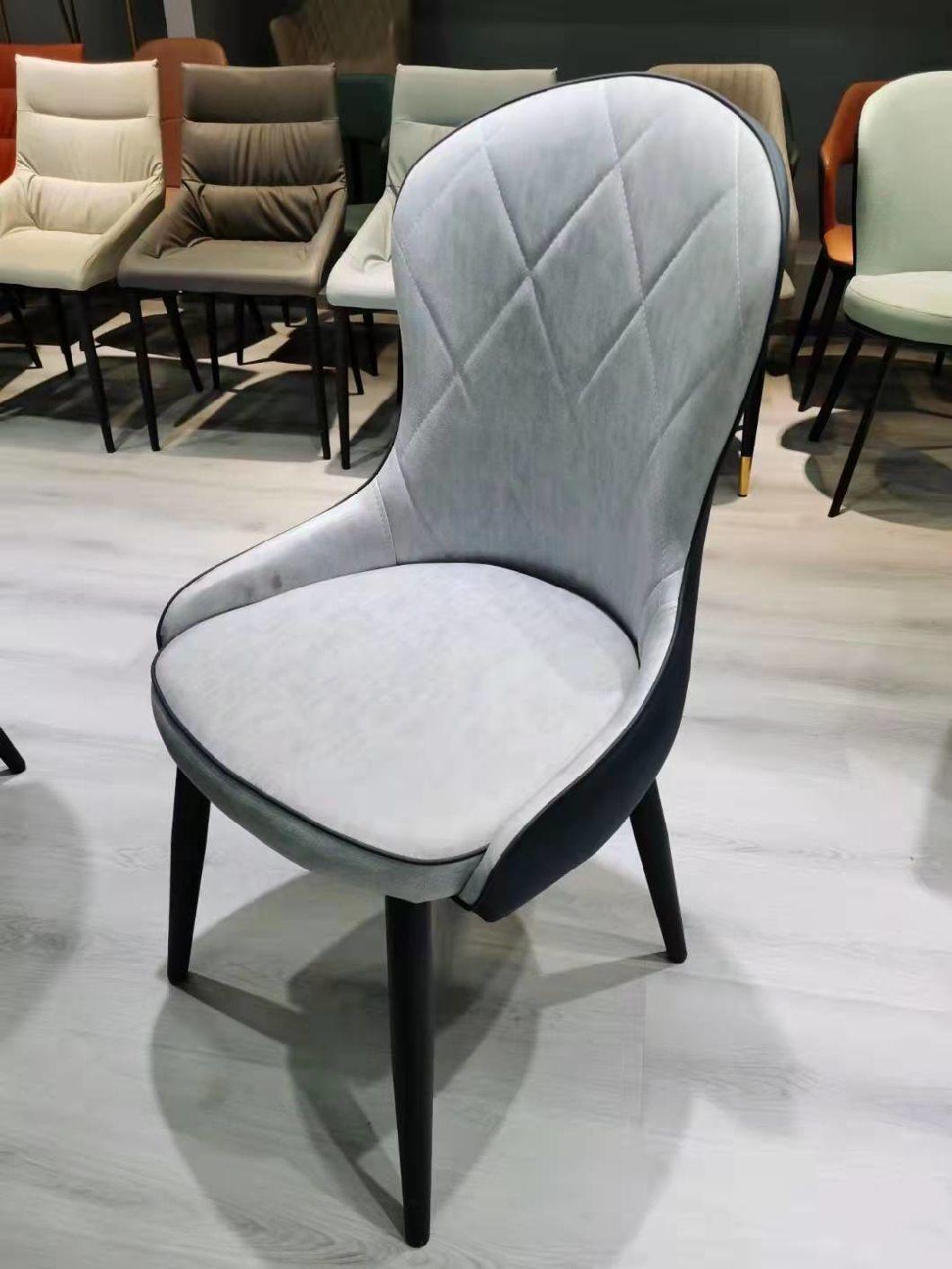 Wholesale Home Furniture Optional Multi-Color PU Leather Dining Chair