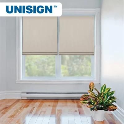 Fire Resistance Fiberglass PVC Roller Blinds Material Sunscreen Blockout Blind