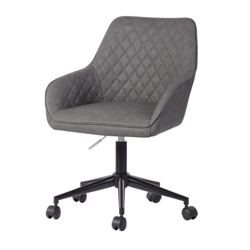 Home Office Desk Computer Adjustable Grey Chair
