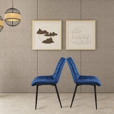 Luxury Comfortable Dining Room Furniture Dining Velvet Fabric Chair