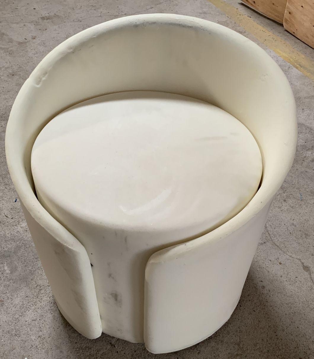 Injeciton Foam Round Column Living Room Stool