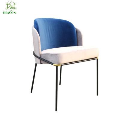 Simple Design Multi Color Velvet Dining Chair