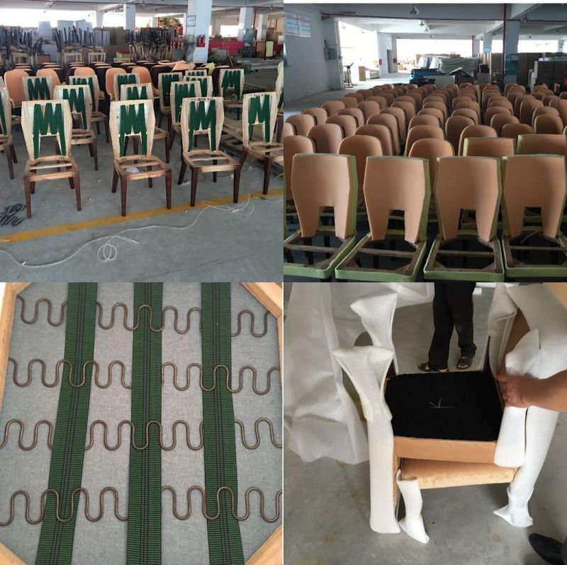 Custom Made Wood Frame Fabric Upholstery Chair for Hotel Restaurant Dining Room Bar Cafe