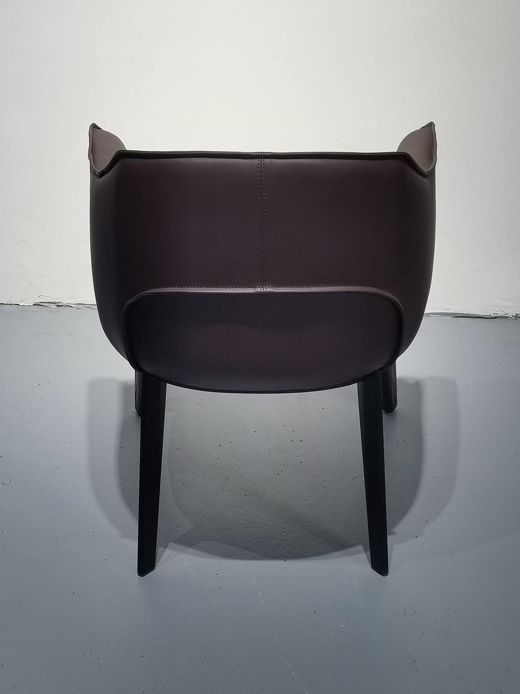 Deluxe Leather or Fabric Upholstery Hotel Bedroom Chair