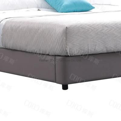 Bedroom Furniture Chesterfield Modern Design Genuine Leather Bed