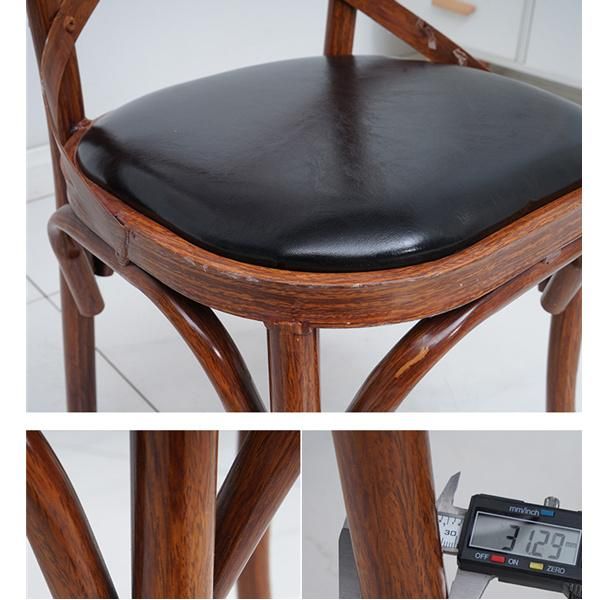 Coffee Shop Backrest Wrought Iron Dining Chair Noodle Restaurant Drink Shop Leisure Table and Chair Snack Bar Milk Tea Dessert Shop Chair