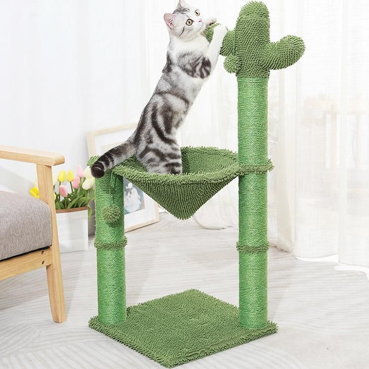 Single Jump Bed Tree Cat Scratcher Climbing Frame Cat Toy