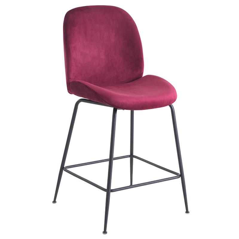 Modern Luxury PU Leather Swivel Bar Stool Adjustable Bar Chair with Hole on Back