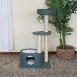 Modern Design Cat Furniture with Comfortable Cave, Bed and Hammock. Stable and Durable Cat Furniture