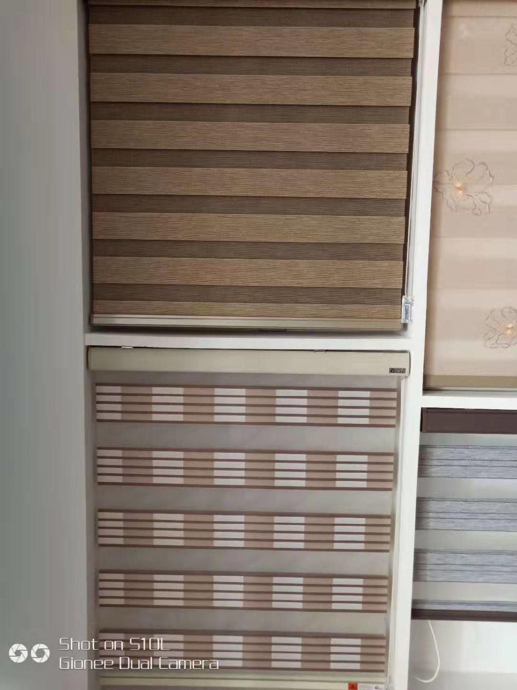 Double Layer Window Manual Chain Zebra Blinds