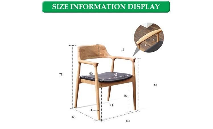 Furniture Modern Furniture Chair Home Furniture Wood Furniture Cheap Comfortable Classic High End Home Faux PU Leather Upholstered Fine Dining Chair Armchair