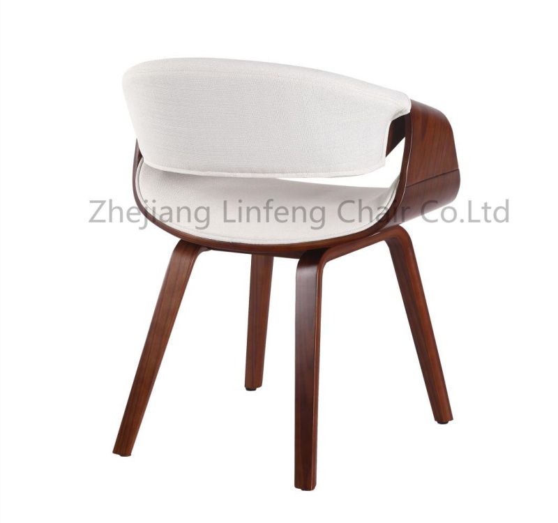 European Style Bentwood Dining Chair with PU Cushion