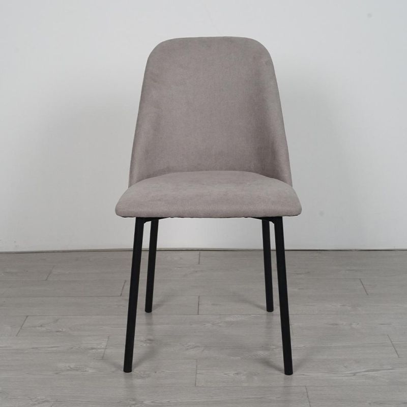 Fast Shipping Wholesale Hot Selling Metal Leg Modern Nordic Style Home Dining Room Dining Chair