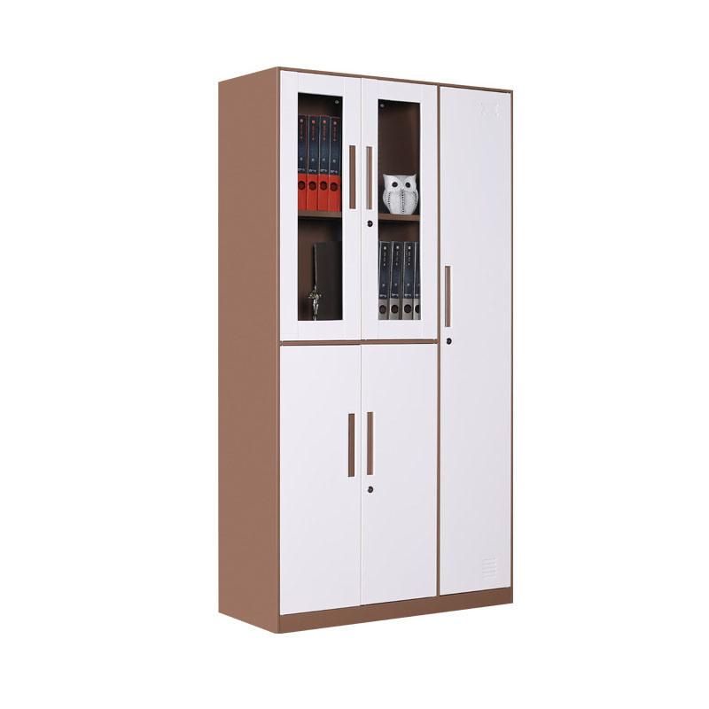 Steel Cabinets File Clothes Storage Assembly 5 Door Metal Wardrobe Filing Cabinets