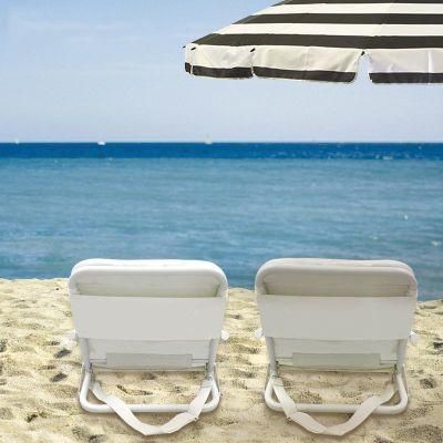 Beach Chair Canvas Easy Portable Lightweight Outdoor Folding White Camping Chairs
