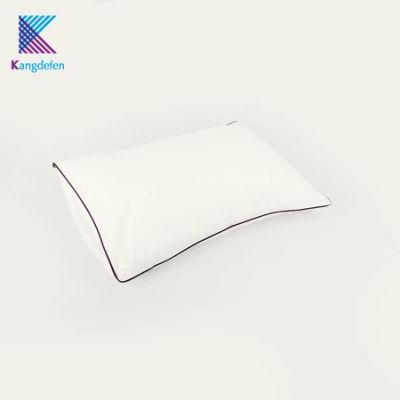 Customize Cotton Polyester Plain Soft Down Proof Fabric Hotel Bed Pillow for Sleeping