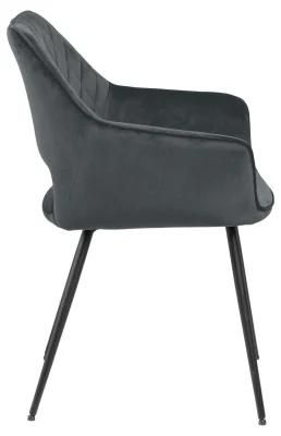 Modern Simplicity Velvet Dining Chair Metal Leg Reception Chair Meeting Chair