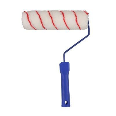 Polyester Fabric Decoration Painting Tools Paint Roller Brush with Plastic Handle