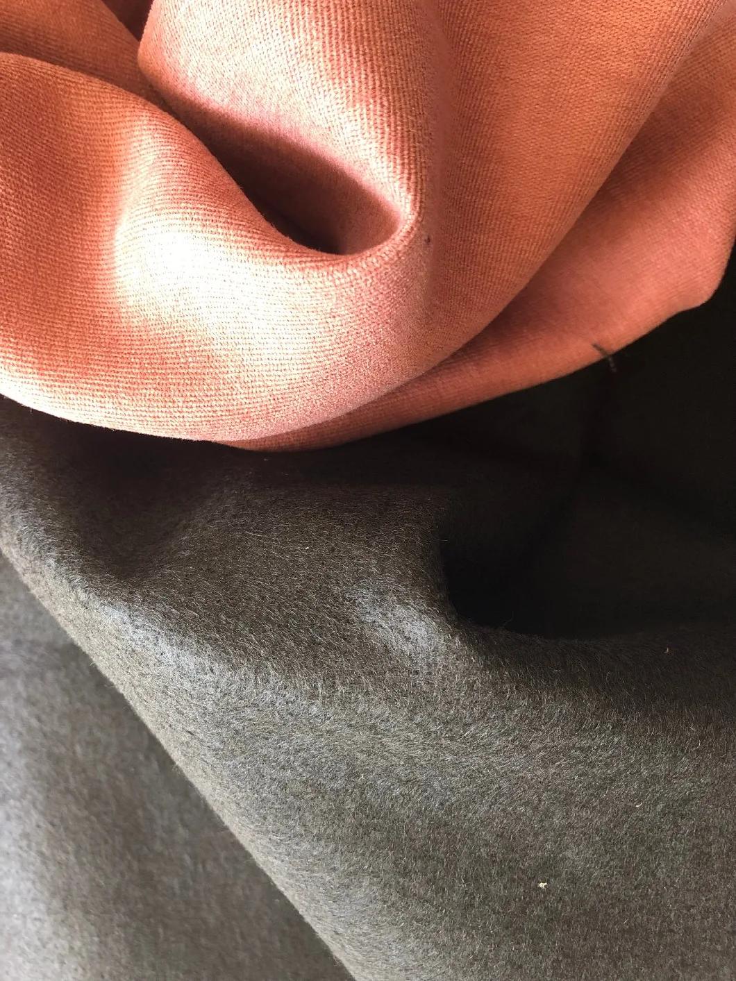 100%Polyester Sofa Fabric Twill Velvet Looking Woven Fabric (KSR)