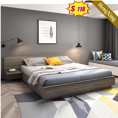 Fabric Soft Headboard Comfortable Bedroom Furniture Elegant Stylish Double Bed