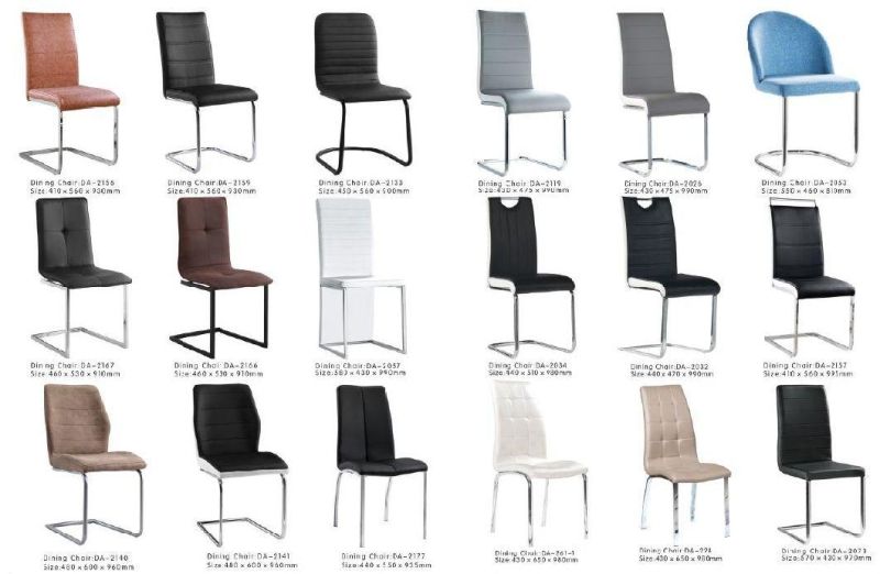 Fast Shipment Wholesale Hot Selling Iron Leg Modern Nordic Fabric Dining Chair