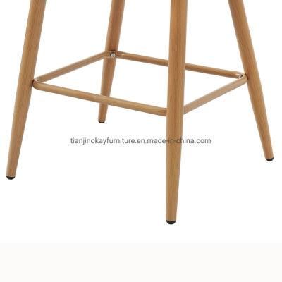 Wholesale Comfortable Bar Chair Home Furniture Dining Room Cheap Metal Fabric Chair Bar Stool