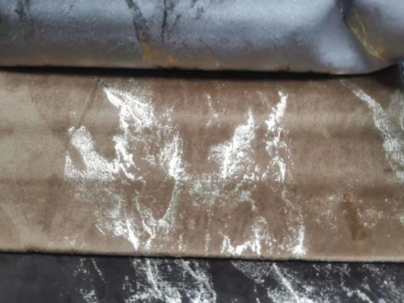 for Sofa Dutch Velvet Bronzing Process Non-Woven Fabric Backing