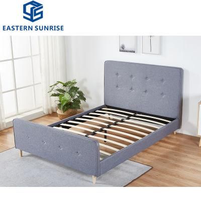 Wholesale Modern Fabric Leather Bed for Bedroom Hotel