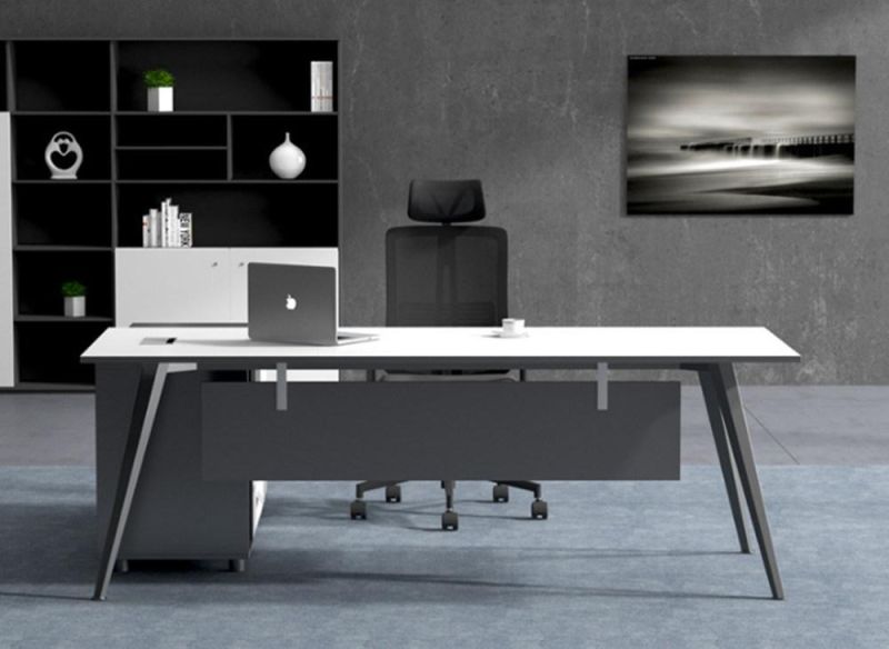 Modern Chinese Office Furniture Wooden Executive Computer Desk CEO Table