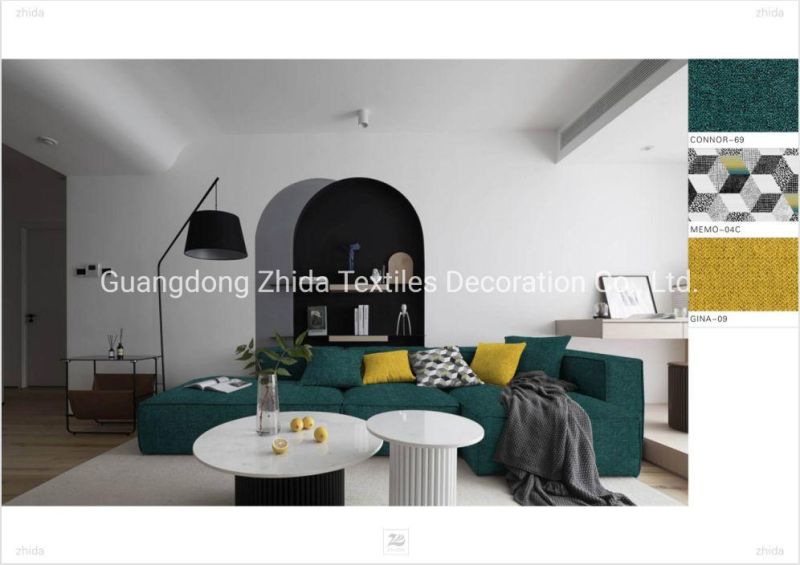 Light Luxury Polyester Chenille Leisure Sofa Seat Furniture Fabric