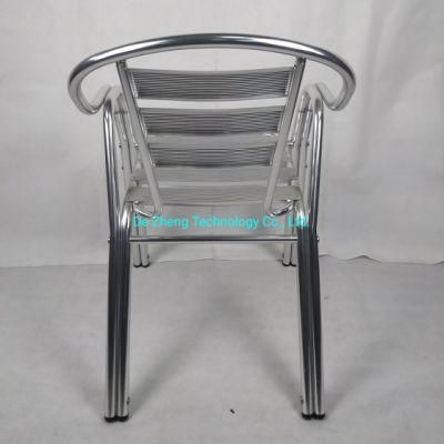 Modern Outdoor Furniture Garden Aluminum Bar Chair Patio French Bistro Aluminum Restaurant Beach Dining Chair