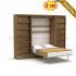 Modern Adpartment Home Bedroom Furniture Home Bed Vertical King Queen Size Murphy Bed Folding Wall Bed
