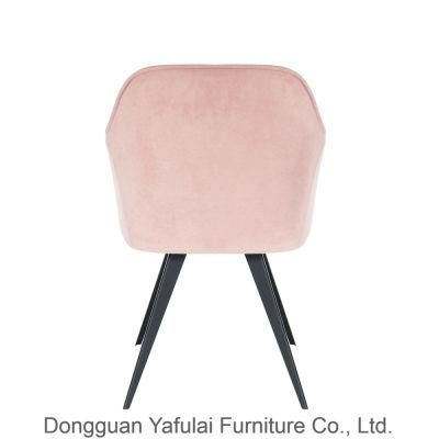 Modern Classic Special Pink Fabric Dining Chair
