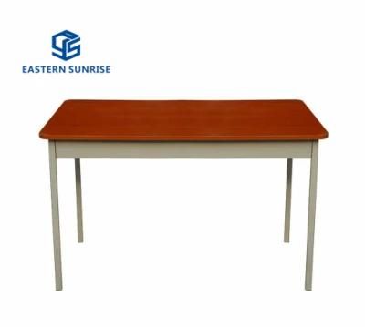 Wooden Table Iron Table Legs Desk Office School Study Room Use Desk