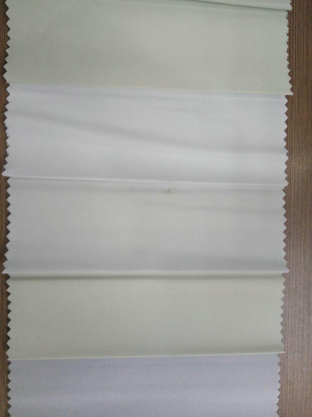 Flocking White Coating Blackout Roman Window Shades Fabric and Roman Finished Blinds