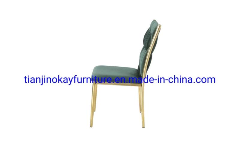 Okay Dining Chair Wholesale Gold Luxury Nordic Cheap Indoor Home Furniture Room Restaurant Dinning Leather Velvet Modern Dining Chair